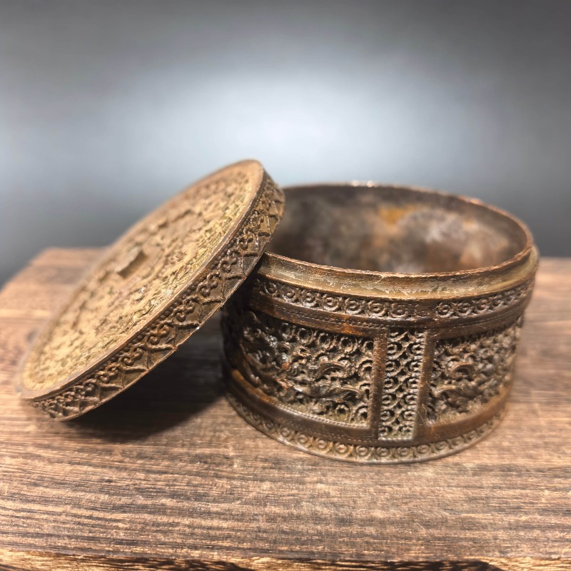Vintage Collectible Jewelry - Китайская ретро-шкатулка для украшений из резного