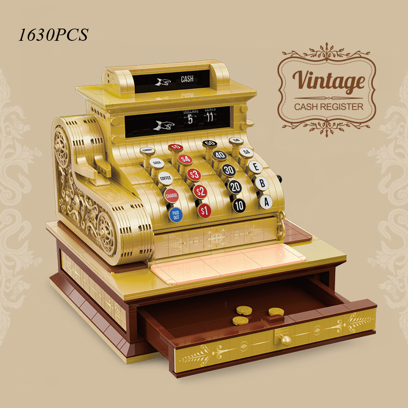 Vintage Collectibles Toys - Креативный классический винтажный ретро кассовый аппарат,