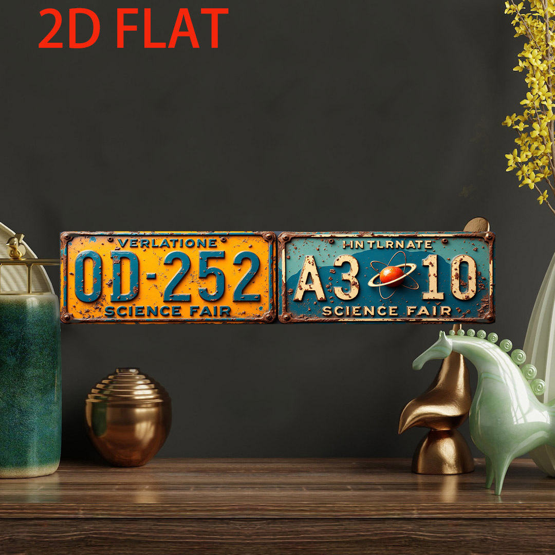 Vintage And Collectible Fair - 1 шт. винтажная табличка для научной